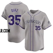 Elias Diaz Men's Colorado Rockies Gray Limited Road Jersey