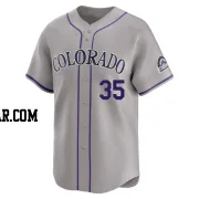 Elias Diaz Men's Colorado Rockies Gray Limited Road Jersey