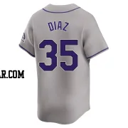 Elias Diaz Men's Colorado Rockies Gray Limited Road Jersey