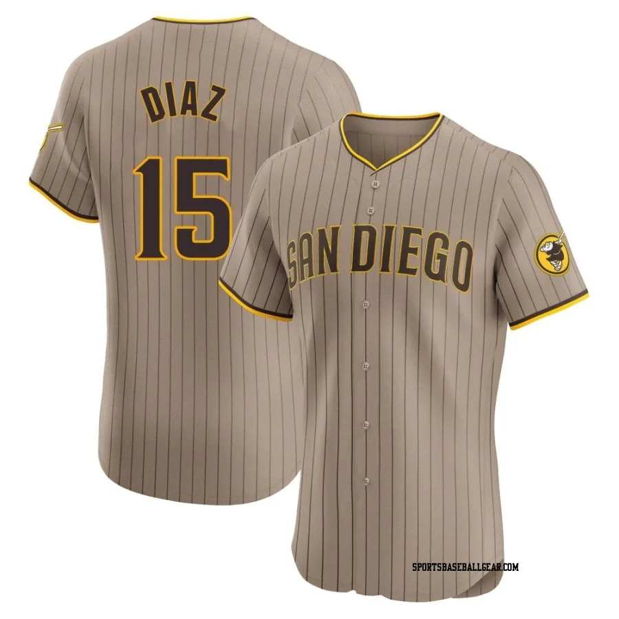 Elias Diaz Men's San Diego Padres Brown Elite Alternate Jersey