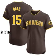 Elias Diaz Men's San Diego Padres Brown Elite Road Vapor Premier Jersey