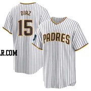 Elias Diaz Men's San Diego Padres White Replica 2024 World Tour Seoul Series Home Jersey