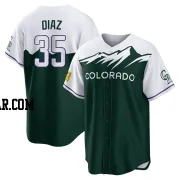 Elias Diaz Youth Colorado Rockies Green Replica 2022 City Connect Jersey