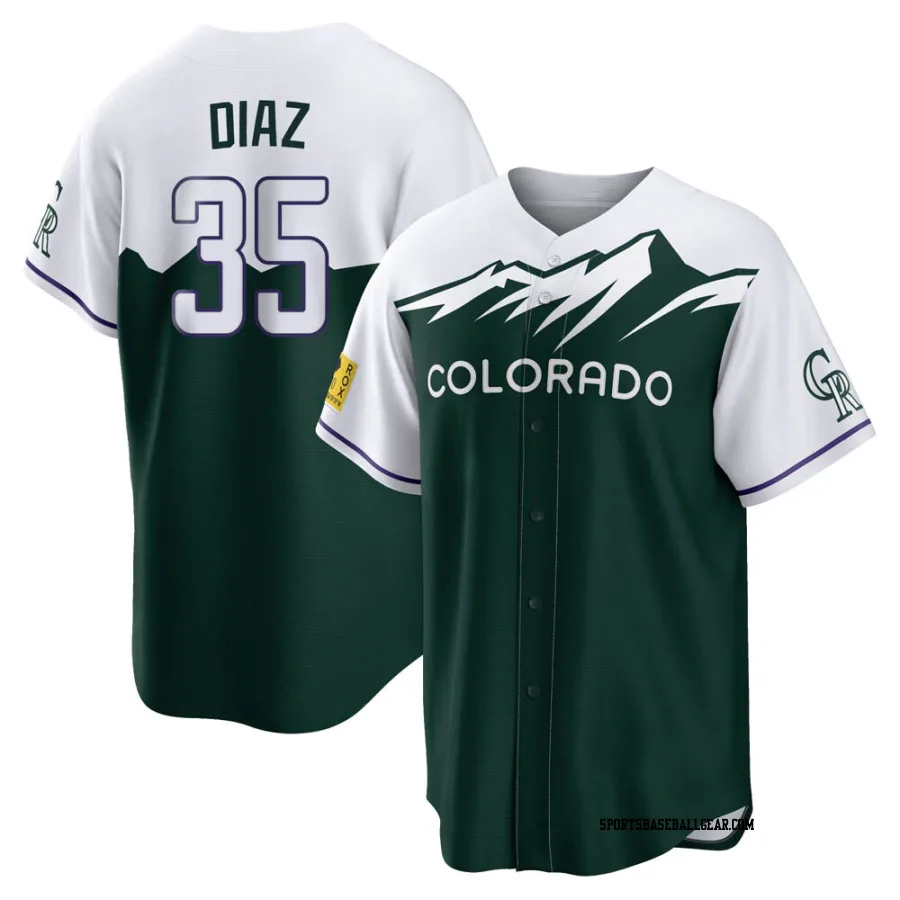 Elias Diaz Youth Colorado Rockies Green Replica 2022 City Connect Jersey