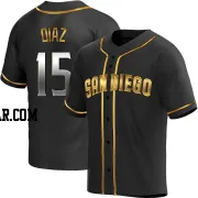 Elias Diaz Youth San Diego Padres Black Golden Replica Alternate Jersey