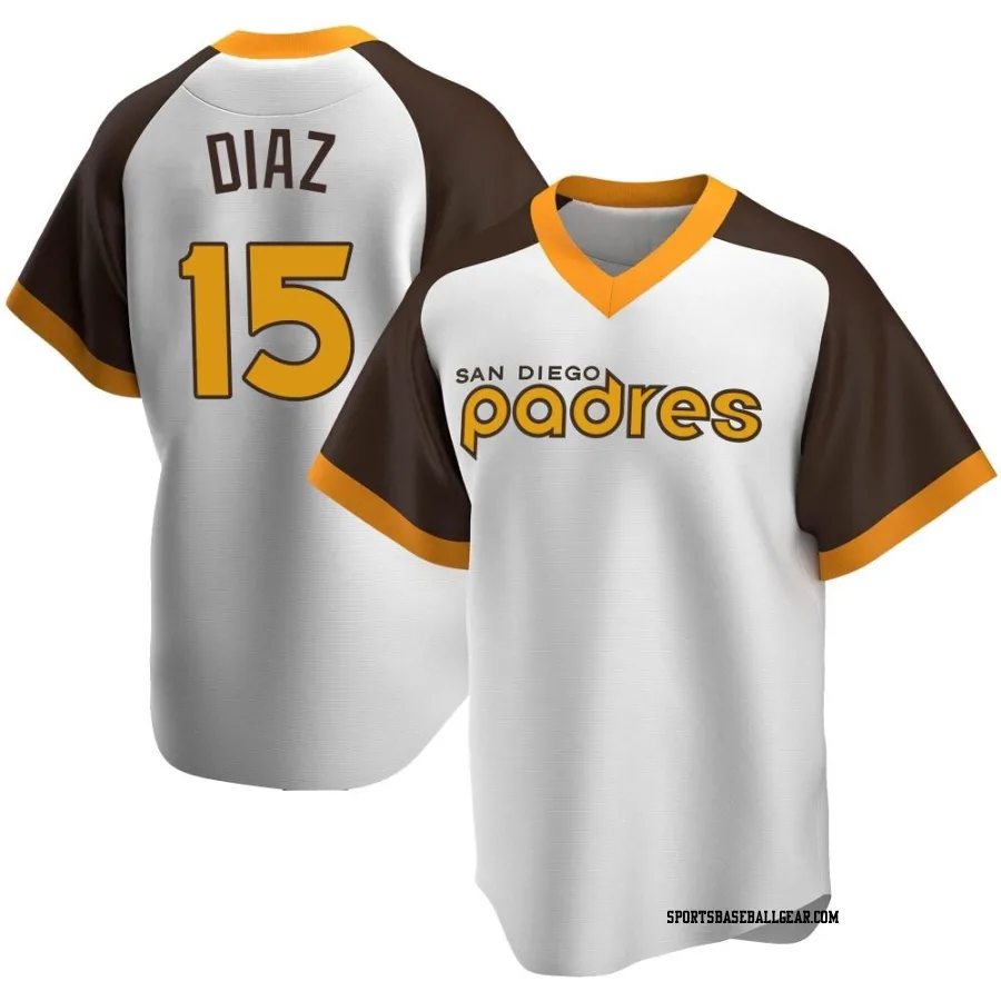 Elias Diaz Youth San Diego Padres White Replica Home Cooperstown Collection Jersey