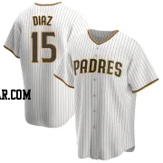 Elias Diaz Youth San Diego Padres White/Brown Replica Home Jersey