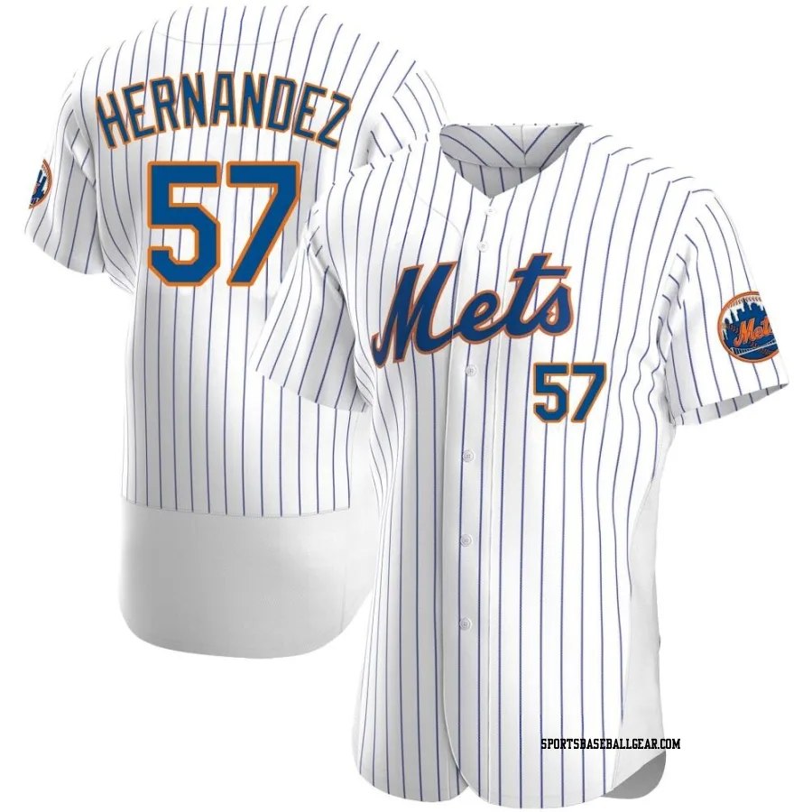 Elieser Hernandez Men's New York Mets White Authentic Home Jersey