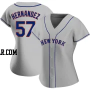 Elieser Hernandez Women's New York Mets Gray Authentic Road Jersey