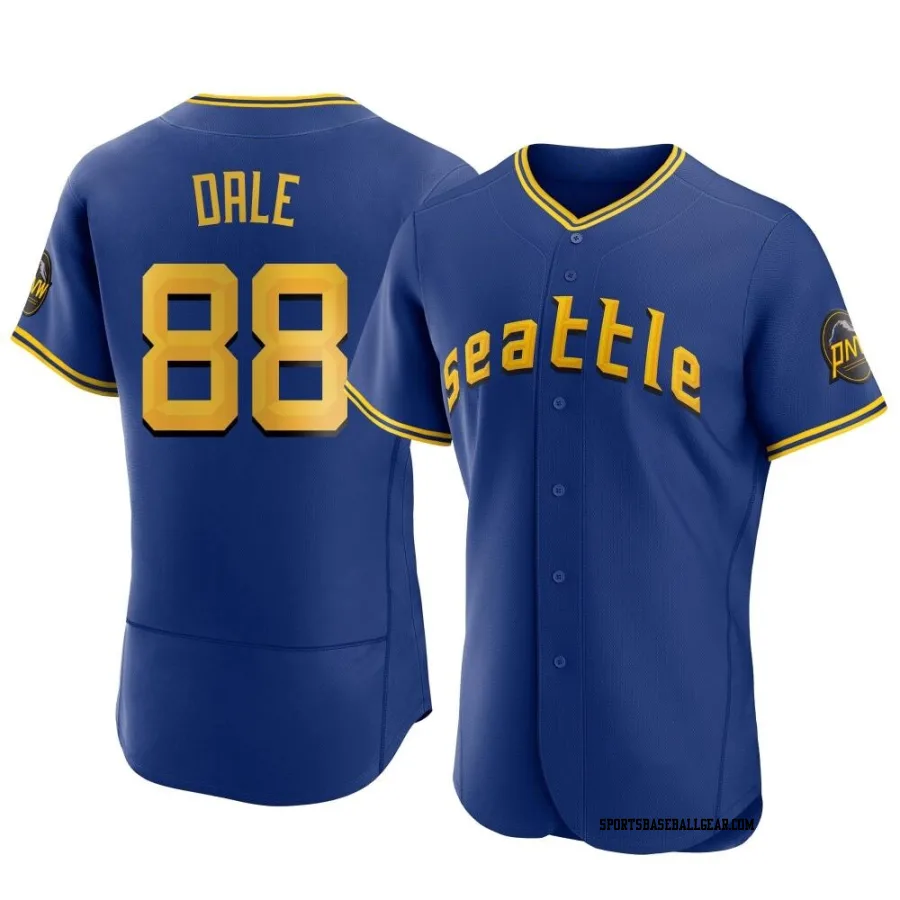 Elijah Dale Men's Seattle Mariners Royal Authentic 2023 City Connect Jersey