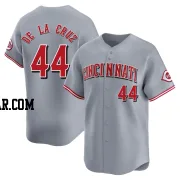 Elly De La Cruz Men's Cincinnati Reds Gray Limited Away Jersey