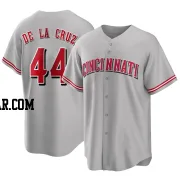 Elly De La Cruz Men's Cincinnati Reds Gray Replica Road Jersey