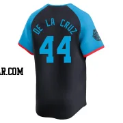 Elly De La Cruz Men's Cincinnati Reds Navy Limited National League 2024 All-Star Game Jersey