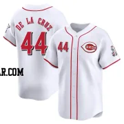 Elly De La Cruz Men's Cincinnati Reds White Limited Home Jersey