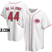 Elly De La Cruz Men's Cincinnati Reds White Replica Home Jersey