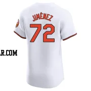 Eloy Jimenez Men's Baltimore Orioles White Elite Home Jersey