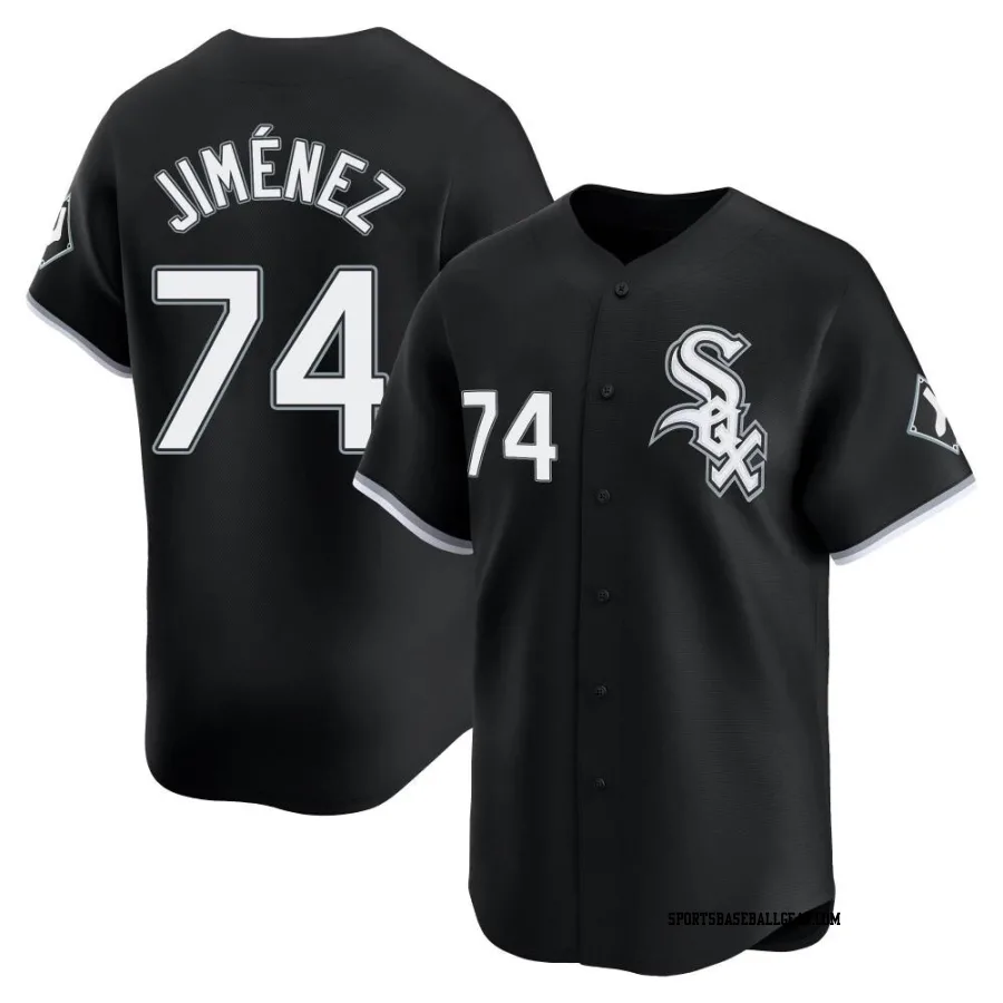 Eloy Jimenez Men's Chicago White Sox Black Limited Alternate Jersey