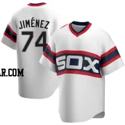 Eloy Jimenez Men's Chicago White Sox White Replica Cooperstown Collection Jersey