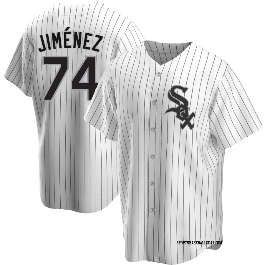 Eloy Jimenez Men's Chicago White Sox White Replica Home Jersey