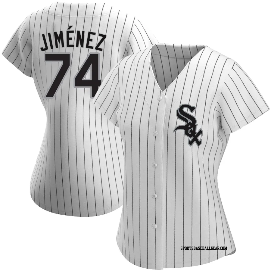 Eloy Jimenez Women's Chicago White Sox White Authentic Home Jersey