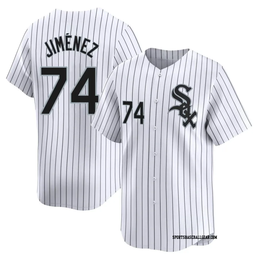 Eloy Jimenez Youth Chicago White Sox White Limited Home Jersey