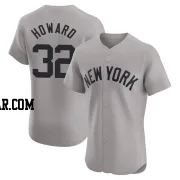 Elston Howard Men's New York Yankees Gray Elite Road Jersey