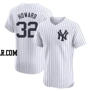 Elston Howard Men's New York Yankees White Elite Home Jersey