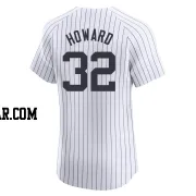 Elston Howard Men's New York Yankees White Elite Home Jersey