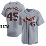 Elvin Rodriguez Men's Detroit Tigers Gray Limited Road Jersey