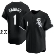 Elvis Andrus Men's Chicago White Sox Black Limited Alternate Jersey