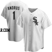 Elvis Andrus Men's Chicago White Sox White Replica Home Jersey