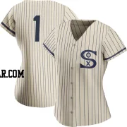 Elvis Andrus Women's Chicago White Sox Cream Authentic 2021 Field of Dreams Jersey