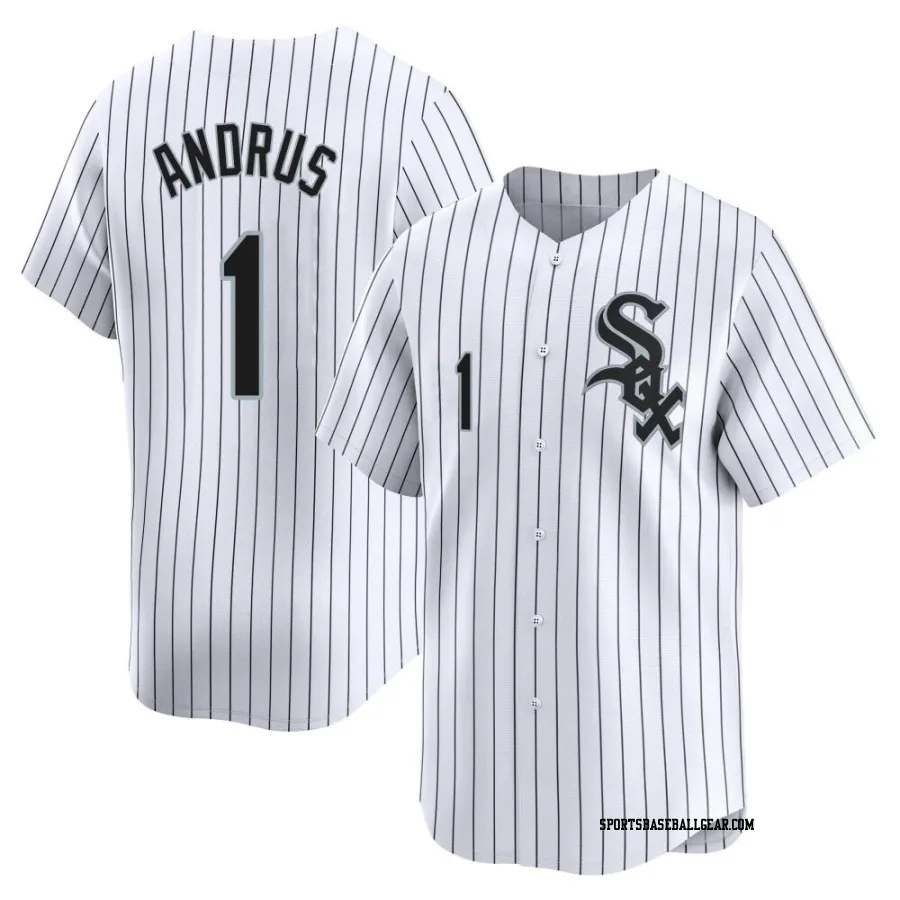 Elvis Andrus Youth Chicago White Sox White Limited Home Jersey