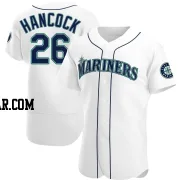 Emerson Hancock Men's Seattle Mariners White Authentic Home Jersey