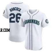 Emerson Hancock Men's Seattle Mariners White Elite Home Jersey