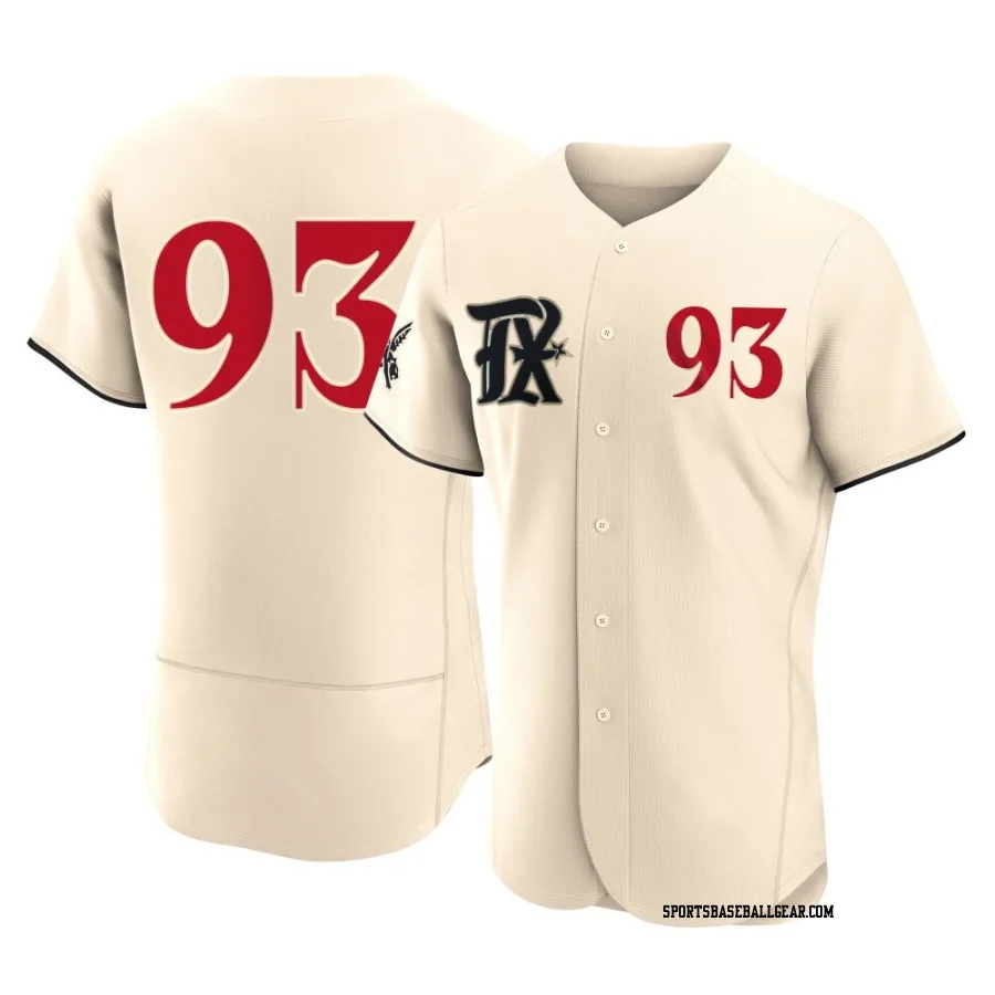 Emiliano Teodo Men's Texas Rangers Cream Authentic 2023 City Connect Jersey