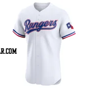 Emiliano Teodo Men's Texas Rangers White Elite Home Jersey