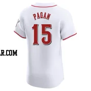 Emilio Pagan Men's Cincinnati Reds White Elite Home Jersey