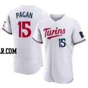 Emilio Pagan Men's Minnesota Twins White Authentic Home Jersey