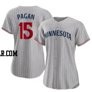 Emilio Pagan Women's Minnesota Twins Gray Authentic Road Jersey