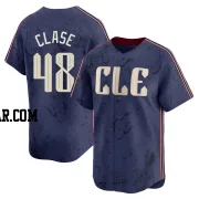 Emmanuel Clase Men's Cleveland Guardians Navy Limited 2024 City Connect Jersey