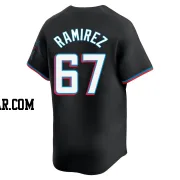 Emmanuel Ramirez Men's Miami Marlins Black Limited Alternate Jersey