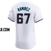 Emmanuel Ramirez Men's Miami Marlins White Elite Home Jersey