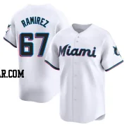 Emmanuel Ramirez Men's Miami Marlins White Limited Home Jersey