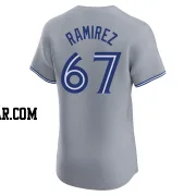 Emmanuel Ramirez Men's Toronto Blue Jays Gray Elite Road Jersey