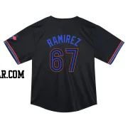 Emmanuel Ramirez Toddler Toronto Blue Jays Black Limited 2024 City Connect Jersey