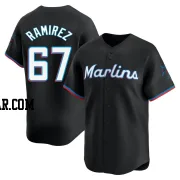 Emmanuel Ramirez Youth Miami Marlins Black Limited Alternate Jersey