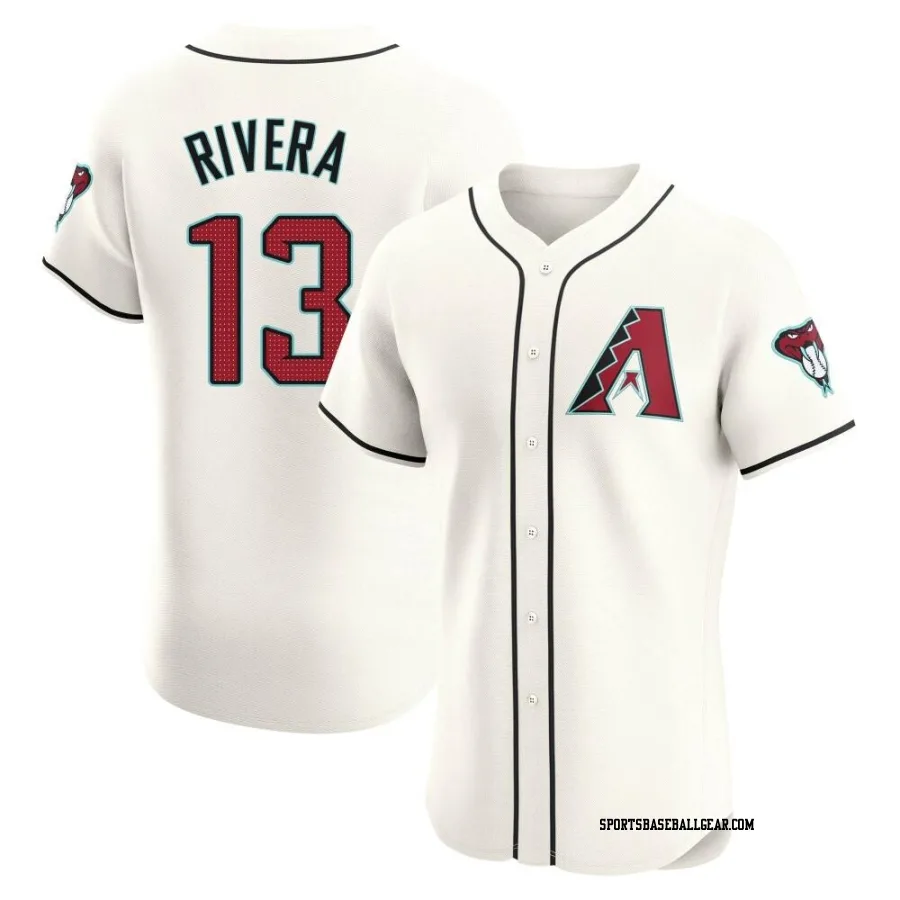 Emmanuel Rivera Men's Arizona Diamondbacks Cream Elite Home Jersey