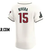 Emmanuel Rivera Men's Arizona Diamondbacks Cream Elite Home Patch Jersey