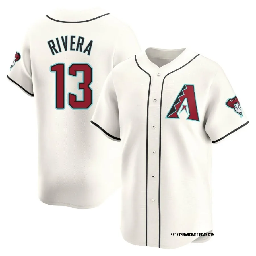 Emmanuel Rivera Men's Arizona Diamondbacks White Limited Home Jersey